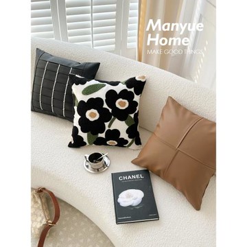 M.life Andiamo 復古抱枕套沙發十字紋皮面靠枕床頭樣板間靠墊