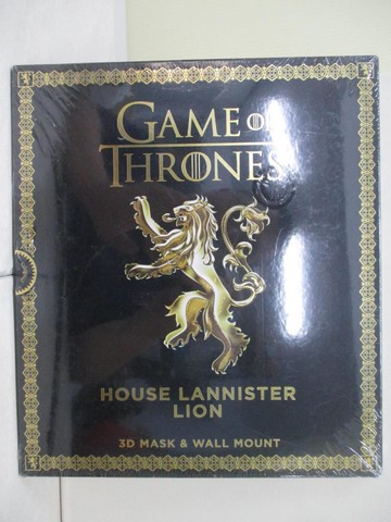 【書寶二手書T2／藝術_ZUU】Game of Thrones Mask: House Lannister Lion_Wintercroft, Steve (ILT)