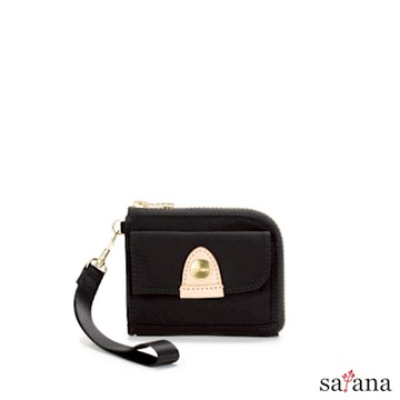【satana】Soldier 趣遊多隔層零錢包-亮黑色-SOS3110-711