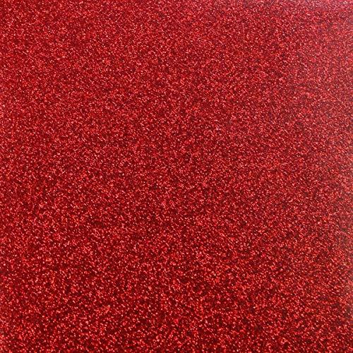 04-ルビーレッド 赤色 30cm×約1メートル ラメアイロンシート グリッターアイロンプリントシート カッティングス