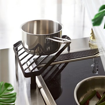 [金屬啞光質感] 鍋蓋架 廚房置物架 鍋架 廚房架 轉角架 廚房收納架 水槽置物架 廚房用具 隔熱架 鍋具置物架