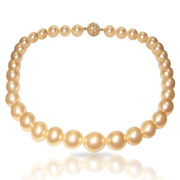 【小樂珠寶】打造魅力曲線感-3A南洋深海貝珍珠項鍊