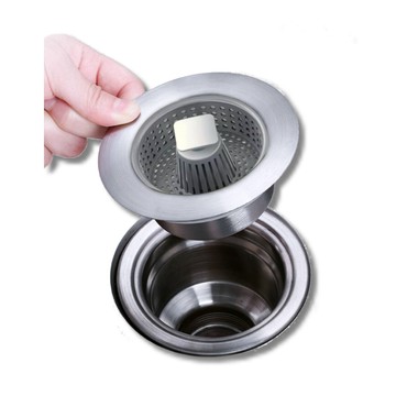 濾水器 廚房 不銹鋼 水槽過濾器 過濾水芯 彈跳漏水塞 防臭 防蟲 廚餘過濾 過濾網 水槽 彈跳芯 落水頭
