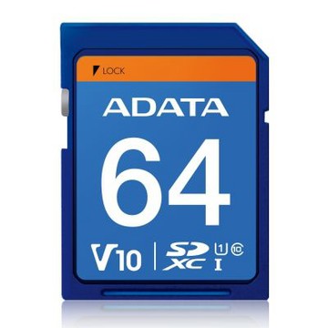 ADATA 威剛 Premier SDHC 64GB UHS-I U1 記憶卡 相機專用 高速儲存 GF6618