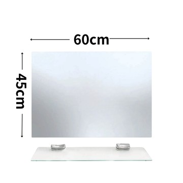 CXV 淨視界 免插電防爆抗污防霧浴室鏡-含平台60*45cm