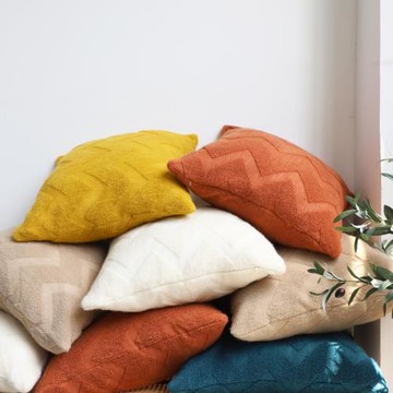 北歐百搭純色抱枕套民宿酒店靠墊套客廳沙發床上午睡大靠枕腰枕