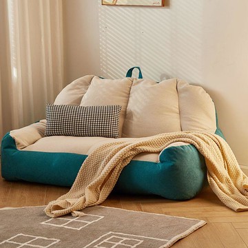 懶人沙發 榻榻米 豆袋 懶骨頭沙發組 懶人沙發出租房用小戶型單人榻榻米陽臺小沙發臥室網紅ins風可躺