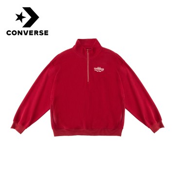 【Converse官方旗艦店】新品 馬年起飛系列_半開襟刷毛上衣_中性_UCJ392-B35