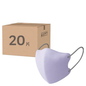 MASCLUB 涼感口罩 薰衣草紫 2包 10片 3D立體剪裁 親膚舒適  4盒