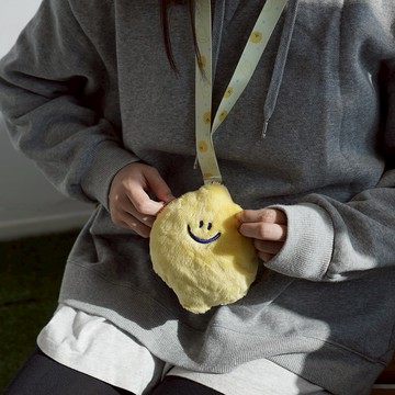 【SECOND MORNING】Second Morning-絨毛票卡夾(檸檬款)