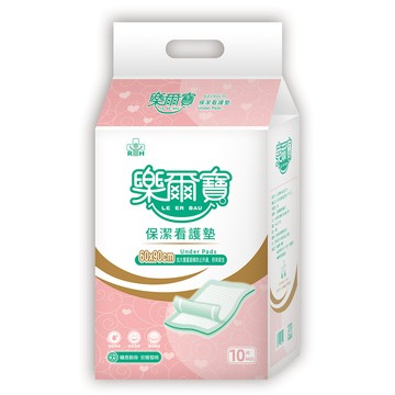 樂爾寶 保潔看護墊 產褥墊  寵物也適用60*90CM(10片X10 包/箱)