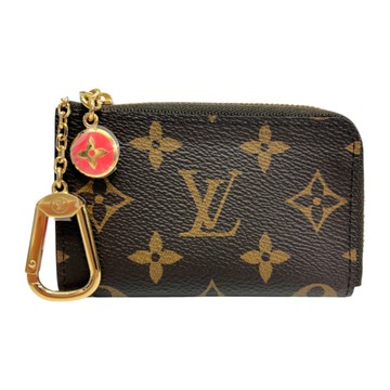 LOUIS VUITTON LV 路易威登 棕色 原花帆布 Noa 鑰匙包 拉鍊短夾 M14529【二手名牌BRAND OFF】