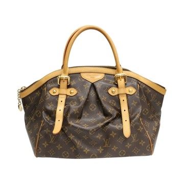LOUIS VUITTON LV 路易威登 棕色 原花帆布 Tivoli GM 肩背包 M40144 【二手名牌BRAND OFF】