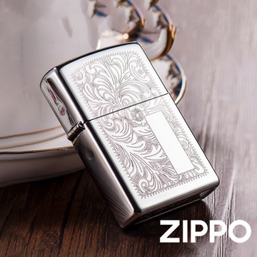 ZIPPO 威尼斯(銀色)防風打火機 美國設計 官方正版 現貨 禮物 送禮 刻字 客製化 終身保固 352