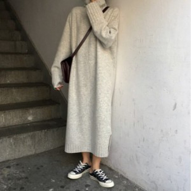 ニットワンピ ニットワンピース ロングニットワンピース ニットワンピース 大きいサイズ ニット ワンピース ロング Kh 47 通販 Lineポイント最大1 0 Get Lineショッピング