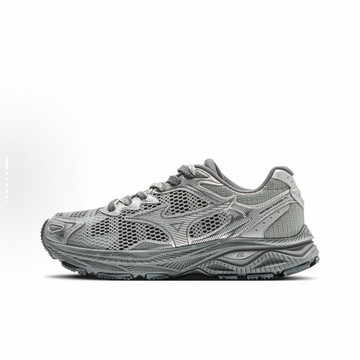 Mizuno Racer S 經典 做舊 復古休閒鞋 灰銀 D1GH223524