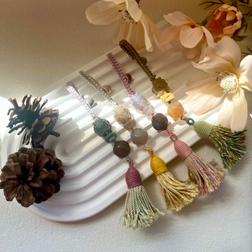 沐植調 蓮心護航 ‧ 媽祖平安吊飾 阿拉善石雕刻 × 蓮花珠