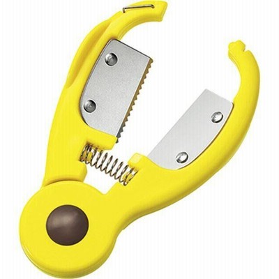里芋の皮むき/キッチン用品 〔約123×56×26mm〕 日本製 ブリスター台紙 『フルベジ』 〔台所 調理 料理〕