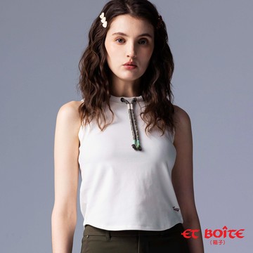【年貨㊣獨家價】領口抽繩蝴蝶背心 - BLUE WAY ET BOîTE 箱子
