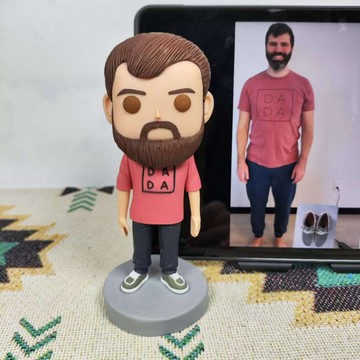 【客製化3D人像公仔】訂製手工Funko Pop男生朋友老公生日禮物