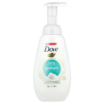 Dove, 泡沫沐浴露，適用於敏感皮膚，13.5 液量盎司（400 毫升）