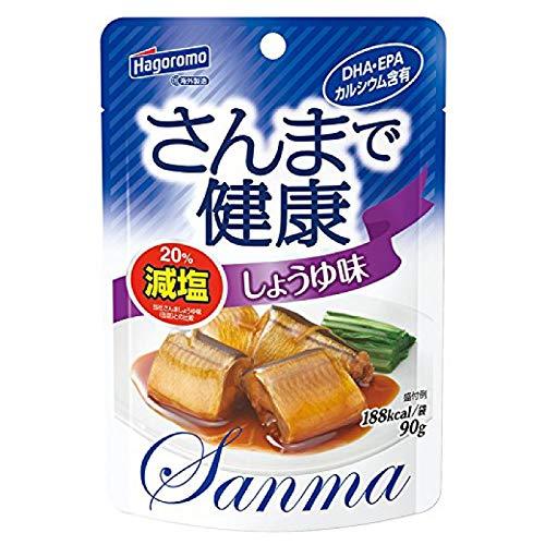 減塩 食品 25％ 減塩 さんま で健康 しょうゆ味 90g×２袋セット