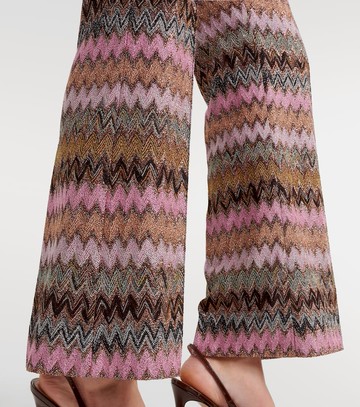 Missoni Zig Zag metallic flared pants