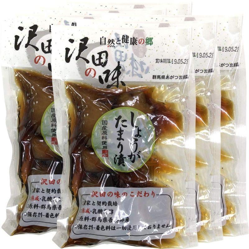 国産原料使用沢田の味 しょうが たまり漬 100g×6袋セット 巣鴨のお茶屋さん 山年園