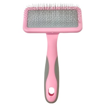 梳芙Cosy 犬貓用梳毛刷  粉紅色 + 灰色  1個