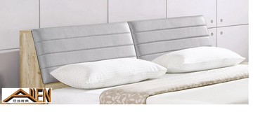 亞倫傢俱*波納隆皮革6尺床頭箱