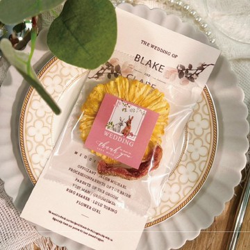 客製化婚禮小物 | 鳳梨花開雙片裝 | 桌上禮、送客禮 | 台灣製