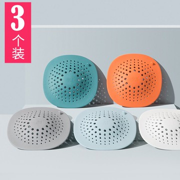 水槽防堵塞神器下水道過濾網地漏蓋浴室頭發廚房水池毛發過濾器