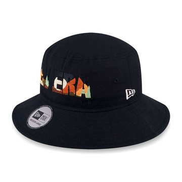 NEW ERA 男女 探險帽 MOUNTAIN LOGO FW25 NEW ERA 男女 黑 NE14700911