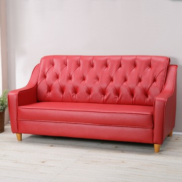 【Homelike】喜家居三人座皮沙發(1468)