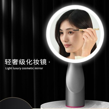 免運 開立發票 化妝鏡臺式LED燈高顏值學生宿舍家用臥室桌面折疊梳妝補光美妝燈 快速出貨