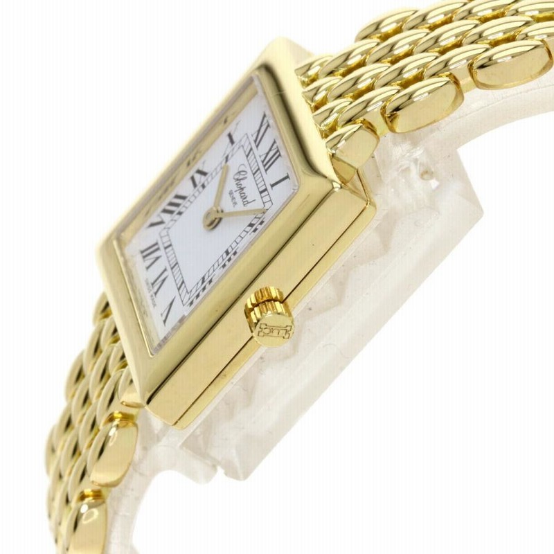 Chopard ショパール クラシック スクエア 腕時計 K18イエロー
