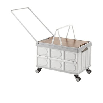 【日青小物✨】戶外露營推車 摺疊收納推車 帶輪子 大容量 露營車 可推拉 購物車