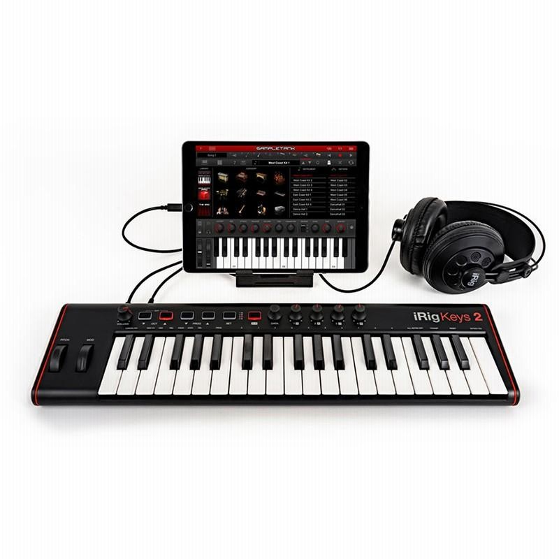 MIDIキーボード IK Multimedia iRig Keys 2 37鍵 ミニサイズ MIDI USB