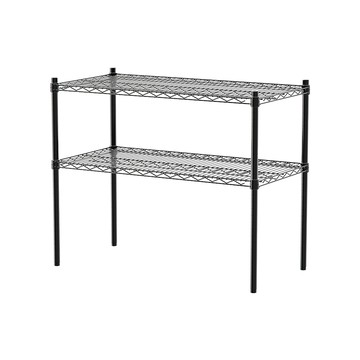 dayneeds 荷重型 90x45x75cm二層烤漆波浪收納架