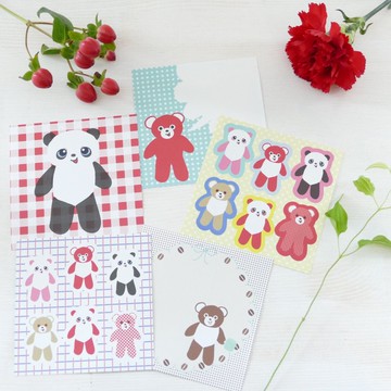 M5 方形尺寸memo 絨毛玩偶 (50張入)