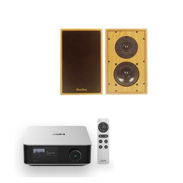 BestVox M5 書架式喇叭+ WiiM Amp Ultra串流擴大機