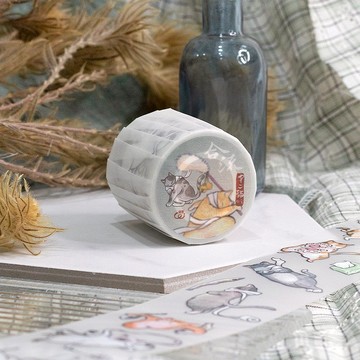 中二貓 - 合流 - 5cm 霧面PET膠帶