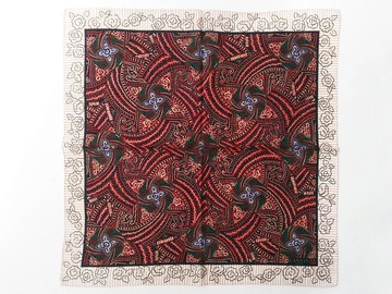 Lanvin 復古手帕女士手帕圖案