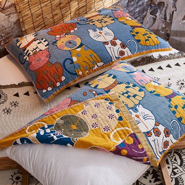 新疆棉四層紗布枕巾純棉一對裝防滑不脫落款全棉單人枕頭毛巾高級