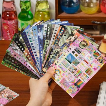 語閑延邊模切線圈貼紙書 時間物語系列古早風素材手帳谷美diy拼貼