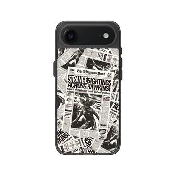 iPhone Air Clear (相機按鈕) 酷墨灰 - Stranger Things - 號外：魔神入侵