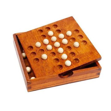 兒童智力開發單人棋古 典益智木玩具歐美桌游單身貴族棋孔明棋