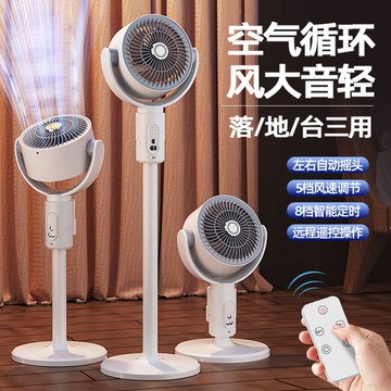 110V美規日規英規空氣循環扇電風扇臺式家用臥室宿舍落地搖頭風扇