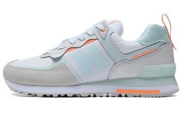 WMNS NEW BALANCE 574 SHOES FOR GREY/BLUE