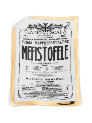Fornasetti - Mefistofele dish - unisex - ceramic - One Size - Multicolour